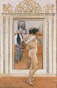 Carl Larsson In front of the Mirror USA oil painting artist